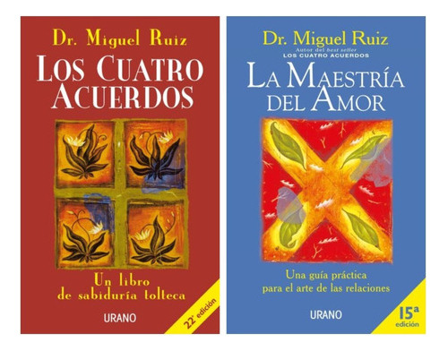 Cuatro Acuerdos + Maestria Del Amor - Ruiz - Urano 2 Libro 