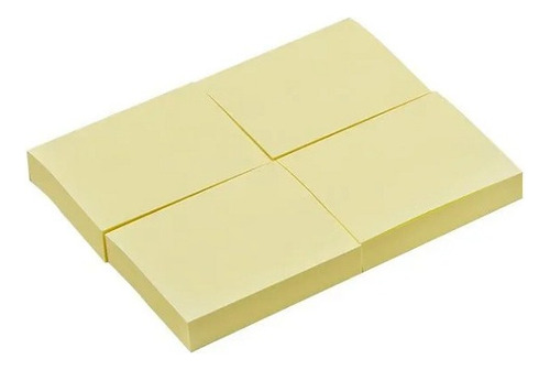 Bloco De Notas Amarelo Pastel Maxprint