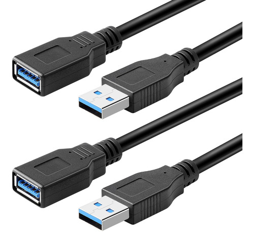 Pasow  2 Cable Extension Usb 3.0 Superspeed Tipo Macho