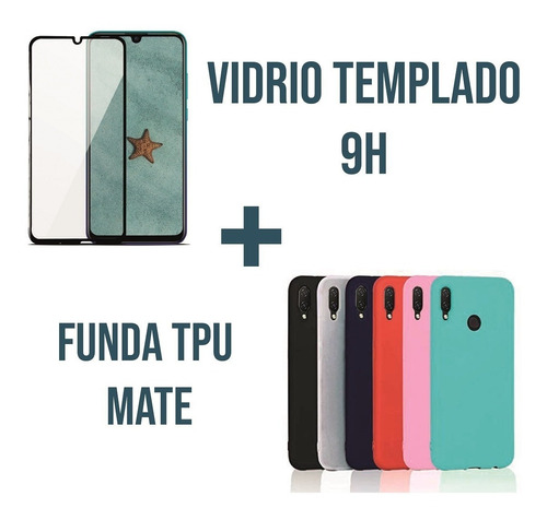 Vidrio Templado 9h + Estuche Silicona Tpu Psmart 2019