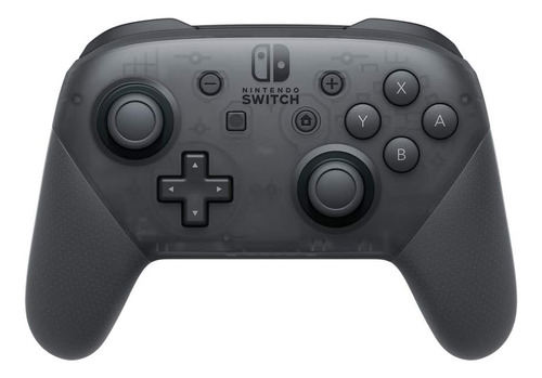Controle Pro Nintendo Switch Sem Fio Preto Cor Preto