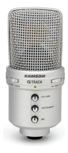 Micrófono Samson G Track Color Gris