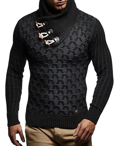 Jersey Con Cuello Tipo Chal Para Hombre, Diseño Creativo, De