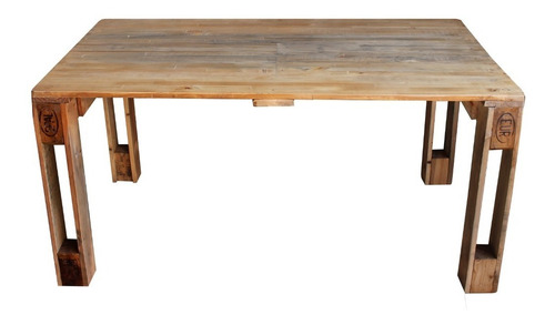 Mesa De Comedor Epal 150x90x73 Madera Pantano Pallet