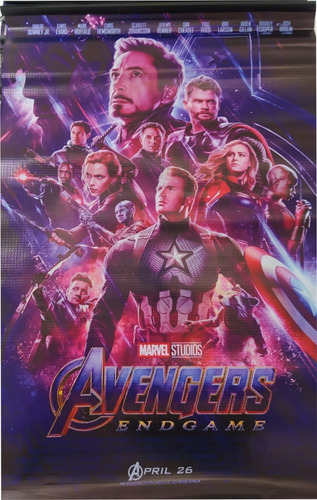 Lona Poster Decorativo Avengers Endgame Marvel Ironman