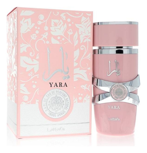Perfume Arabe Yara Lattafa Rosado 100ml Mujer