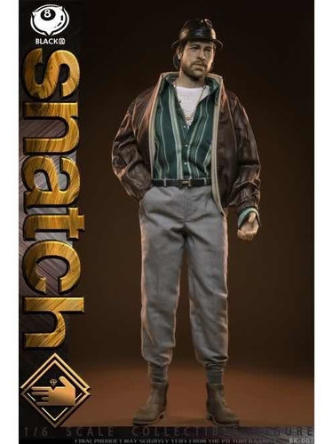 Imagen 3 de 4 de Figura Brad Pitt 1/6 Snatch Black 8 No Hot Toys Fpx