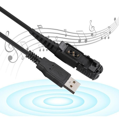 Cable De Programación Usb Para Radio Portátil Motorola Dep