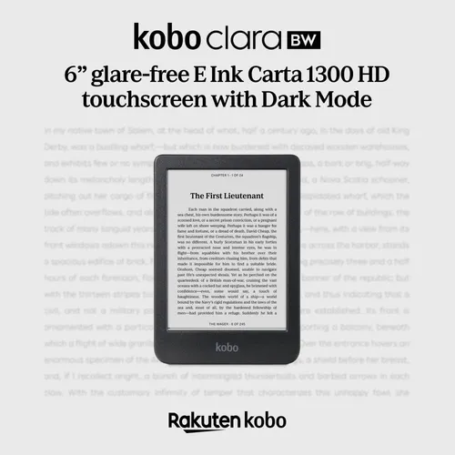 Ereader Kobo Clara Bw De 16 Gb, Antideslumbrante, Resistente