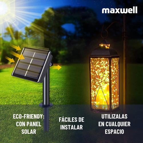 Guirnalda Solar Alambre Hada Maxwell Led Navidad Set 2 X 20m