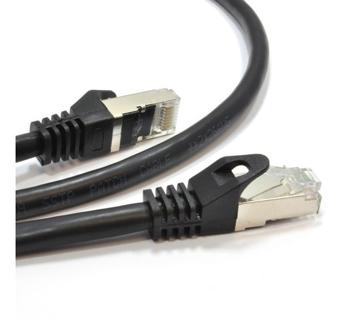 Imagen 2 de 6 de Cable De Red Cat8 Sstp Blindado 1 Mts Patch Cord Prosoft