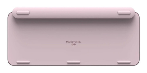 Imagen 4 de 4 de Teclado bluetooth Logitech Master Series MX Keys Mini QWERTY español España color rosa con luz blanca