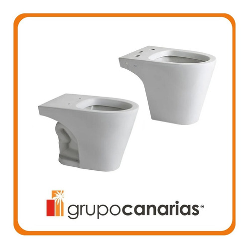 Juego Ferrum Marina Inodoro Corto Y Bidet