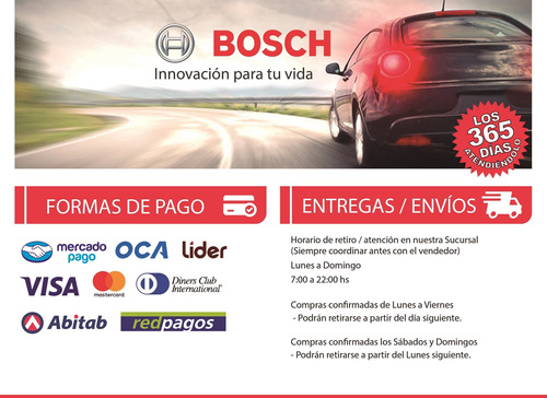 Bateria Bosch Moto Con Acido 6v 4ah (71x71x96) 6n4-2a-7