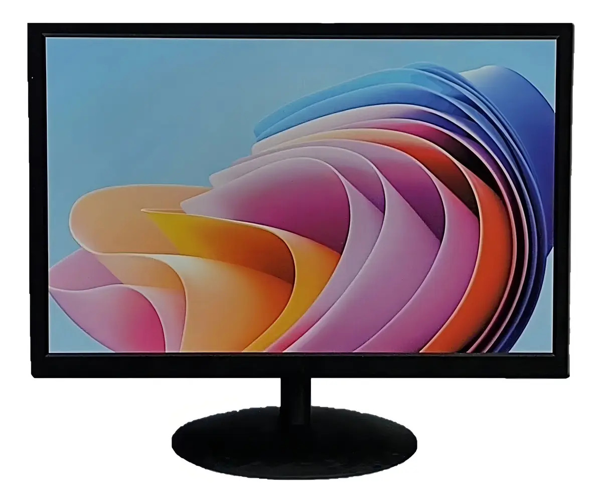 Monitor de PC portátil Qtouch Hdmi/Vga Qt-2400 de 24 pulgadas, color negro