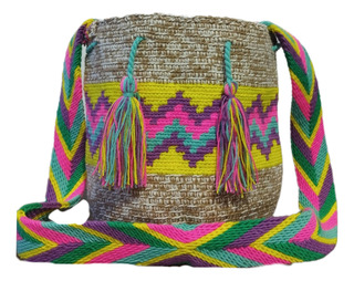 Mochilas Wayuu Originales Medianas Bolsos Tejidas A Mano