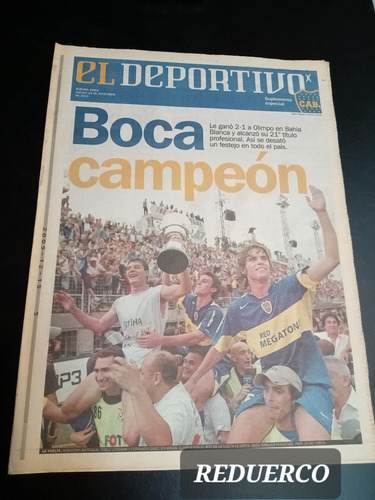 Suplemento Deportivo Clarín Boca Campeón Diciembre 2005 E