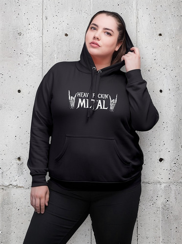Sudadera Merch Rock 2xl Unisex Capucha Heavy Metal