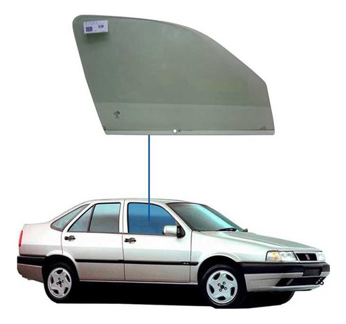 Vidro Porta Dianteira Direita Fiat Tipo 1997 Vetroex