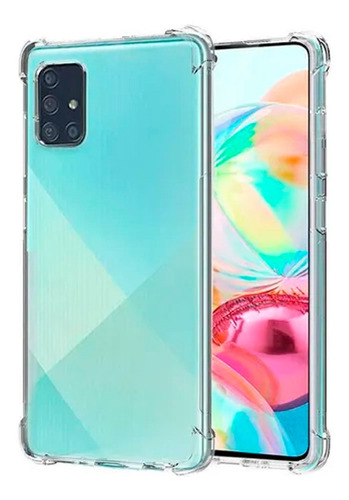 Capinha Antichoque + Vidro 3d + Traseira Para Samsung A71 Cor Transparente