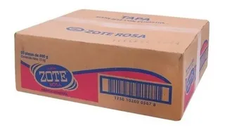 Jabon Zote Rosa 400 Grs Caja Con 25 Pzs