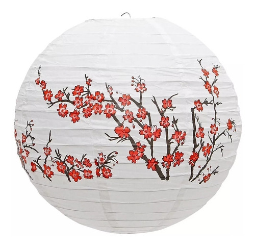 Luminária Cerejeira Japonesa Chinesa Oriental Abajur 40cm