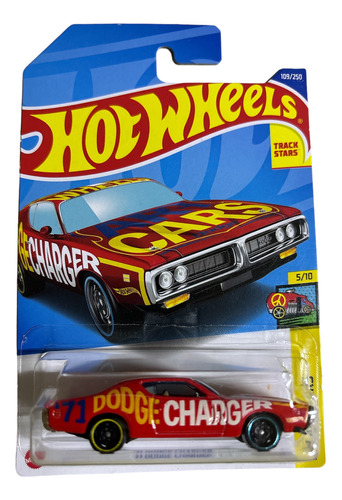Hotwheels 71 Dodge Charger Rojo