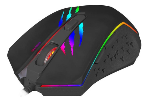 Imagen 2 de 4 de Mouse De Juego Xtrike Me Gm-203 Negro