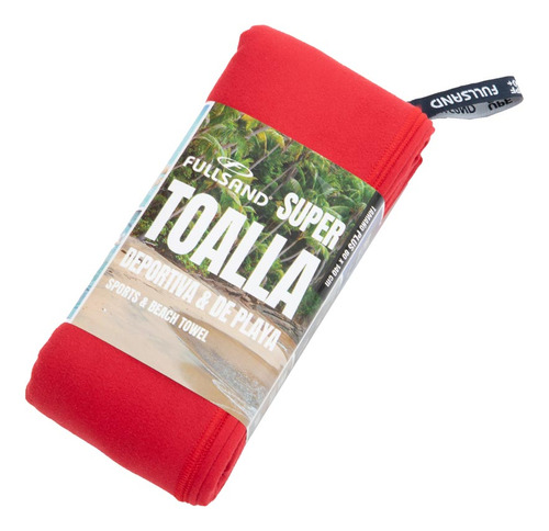 Fullsand Toalla Deportivo Y De Playa Unisex -xqtpl01. Color Rojo