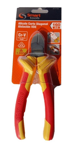 Alicate De Corte Diagonal 6 Aislado 1000 V. Smart-tools