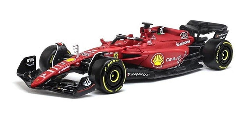 Miniatura F1 Ferrari F1-75 Leclerc #16 2022 1/43 Bburago