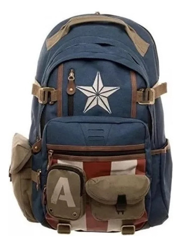 Mochila Capitan America Escolar Mochila De Viaje De Deadpool