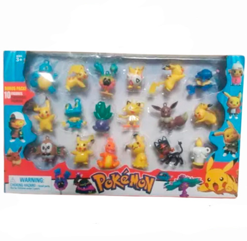 Set 18 Muñecos Coleccionables De Pokémon Para Niños