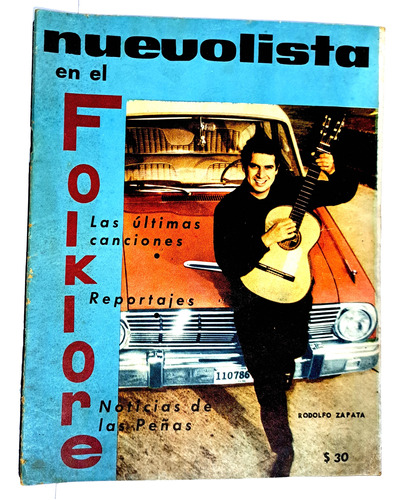 Nuevolista En Folklore Nº 2 / 1964 / Rodolfo Zapata En Tapa