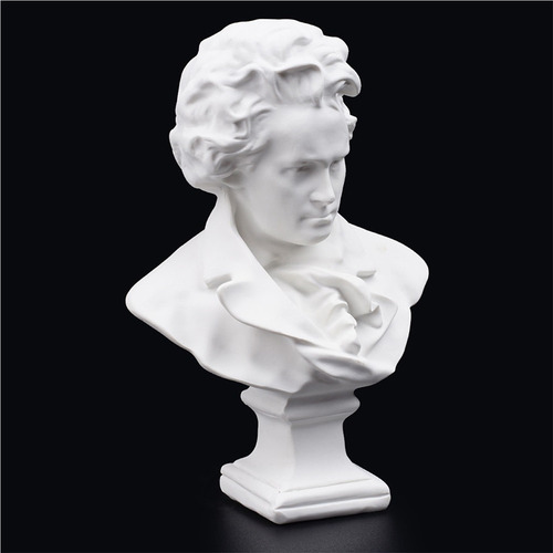 , Réplica De Estátua De Busto De Resina Beethoven De 6