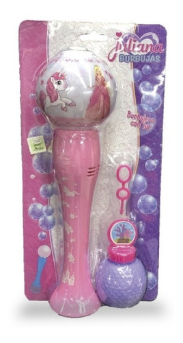 Imagen 3 de 7 de Juliana Burbujero Unicornio A Pilas Con Luz Burbujas Edu