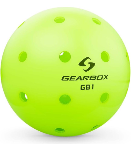 12 Pack Pelotas De Pickleball Gearbox Gb1 Green Alta Visión