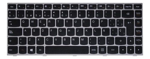 Teclado Lenovo Ideapad 300-14ibr 300-14isk 500-14acz Pta Esp Color Negro