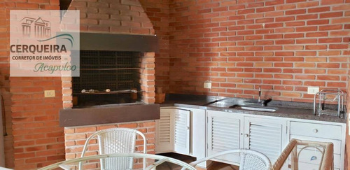 Casa Para Alugar, 380 M² Por R$ 6.000,00/mês - Acapulco - Guarujá/sp - Ca0543