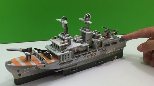 Rompecabezas 3d Puzzle Maqueta Barco Guerra Hms Norfolk