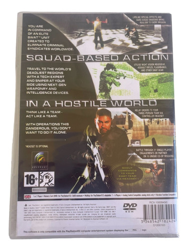 Jogo Swat Global Strike Team Play 2 Pt/br Com Capa E Pôster