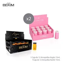 Comprar Ampollas Bekim Argan X12 + Ampollas Bekim Karité X12
