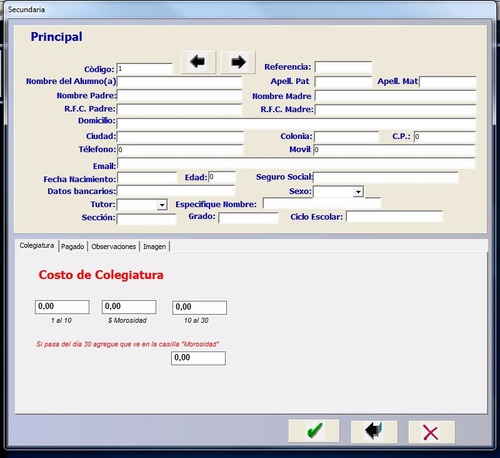 Programa Para Pagos Escolares