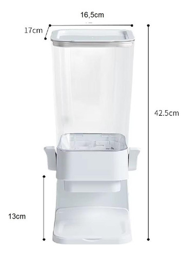 Porta Cereais Automático 5,5l De Mesa Hermético Sucrilhos
