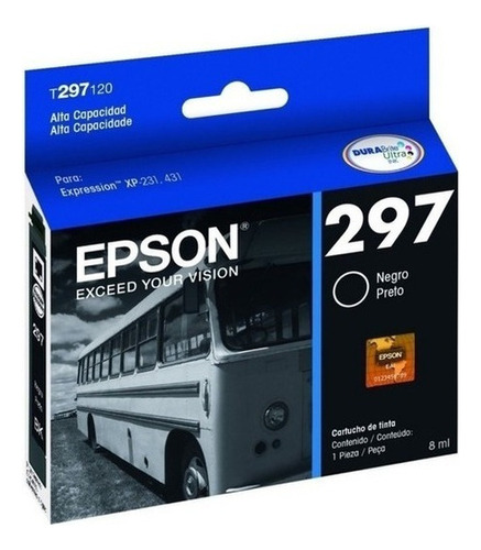 Epson T297120 Negro Alta Capacidad Xp231/241/431/441 8ml