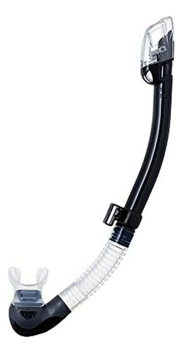 Tusa Hyperdry Elite Ii Snorkel Negro Bronce Silicona 