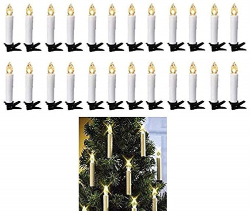 Eurofone Velas Led Cónicas Para Árbol De Navidad Con