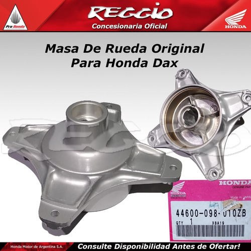 Masa De Rueda Delantera Original Para Honda Dax - Reggio 