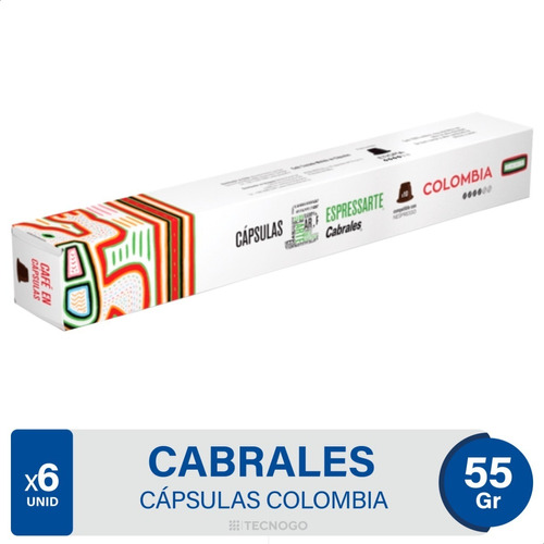 Capsulas De Cafe Espressarte Colombia Cabrales P/ Nespresso