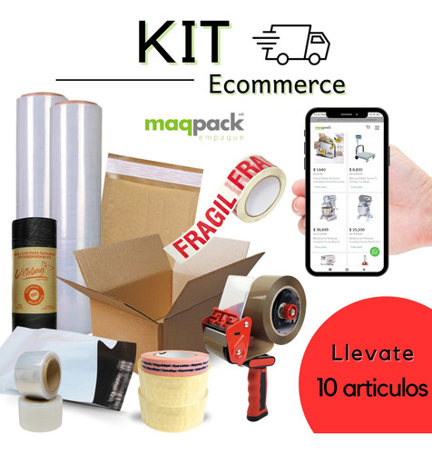 Kit De 10 Articulos Para Envio De Paquetes E-commerce 